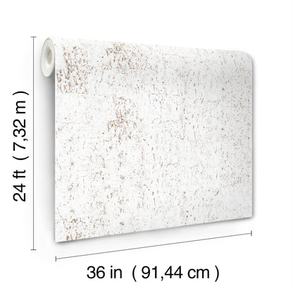 York Wallcoverings Candice Olson Casual Elegance Cork Bright White and Gold Wallpaper   Whites and Off-Whites   - EV3902