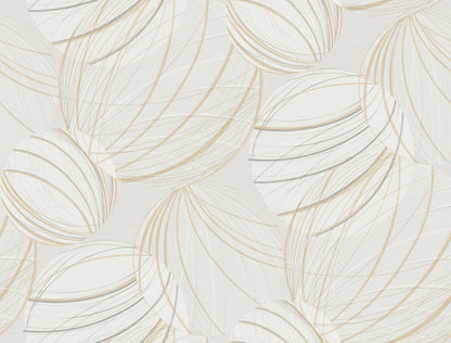 York Wallcoverings Candice Olson Casual Elegance Floating Lanterns Blonde Wallpaper  Geometrics Greys   - EV3906