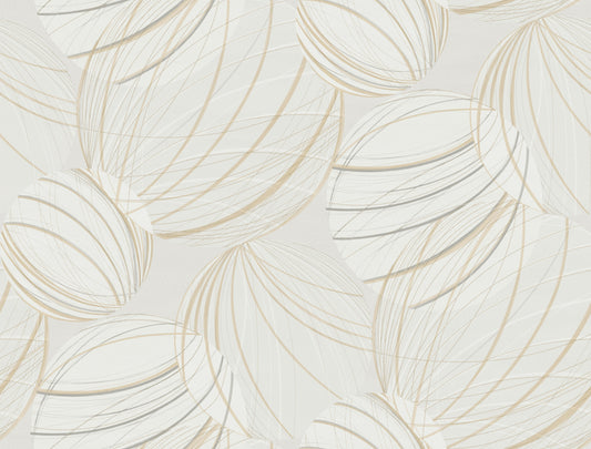 York Wallcoverings Candice Olson Casual Elegance Floating Lanterns Blonde Wallpaper  Geometrics Greys   - EV3906