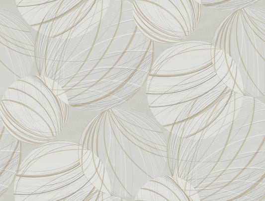 York Wallcoverings Candice Olson Casual Elegance Floating Lanterns Light Grey Wallpaper  Geometrics Greys   - EV3907