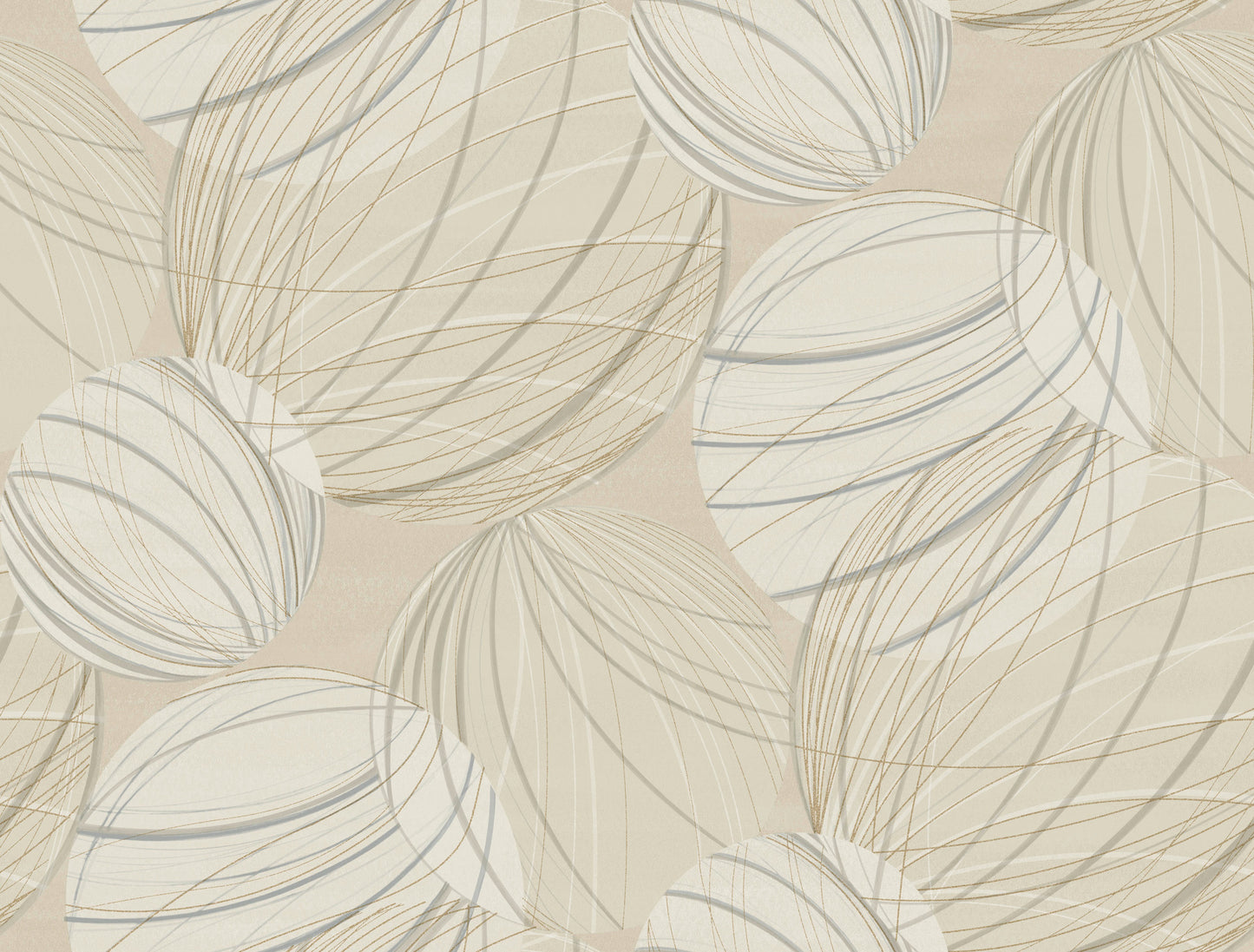 York Wallcoverings Candice Olson Casual Elegance Floating Lanterns Taupe Wallpaper  Geometrics Browns   - EV3908