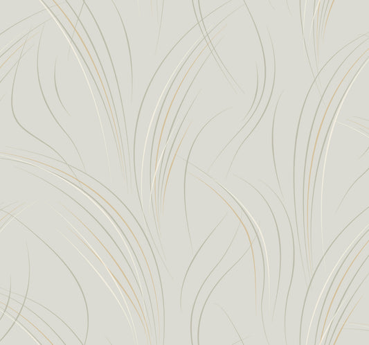 York Wallcoverings Candice Olson Casual Elegance Graceful Wisp Blonde Wallpaper  Geometrics Beiges   - EV3937