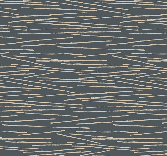 York Wallcoverings Candice Olson Casual Elegance Line Horizon Charcoal Wallpaper  Sculptured Finishes Blacks   - EV3940