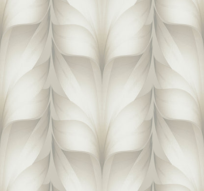 York Wallcoverings Candice Olson Casual Elegance Lotus Light Stripe White Wallpaper  Stripes Whites and Off-Whites   - EV3955