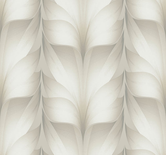 York Wallcoverings Candice Olson Casual Elegance Lotus Light Stripe White Wallpaper  Stripes Whites and Off-Whites   - EV3955