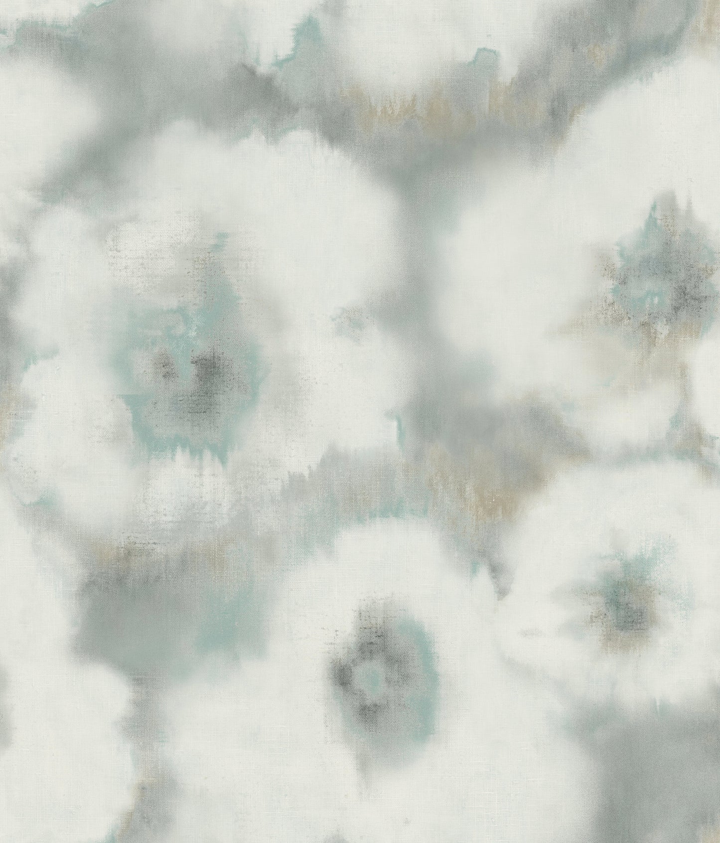 York Wallcoverings Candice Olson Casual Elegance Blended Floral Aqua Wallpaper  Florals and Flowers Blues   - EV3961