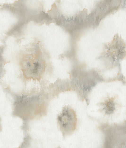 York Wallcoverings Candice Olson Casual Elegance Blended Floral Neutral Wallpaper  Florals and Flowers Beiges   - EV3962