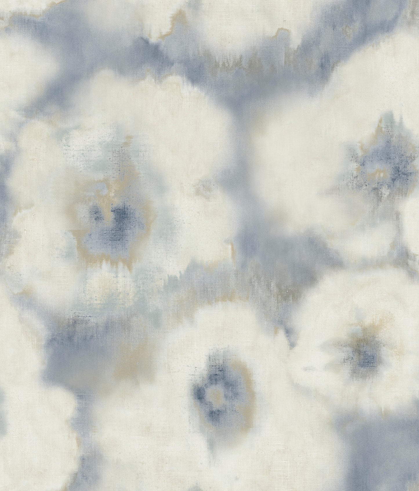 York Wallcoverings Candice Olson Casual Elegance Blended Floral Blue Wallpaper  Florals and Flowers Blues   - EV3964