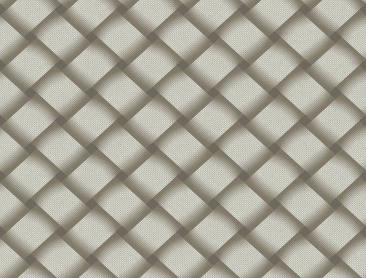 York Wallcoverings Candice Olson Casual Elegance Bayside Basket Weave Mocha Wallpaper  Weaves Browns   - EV3966