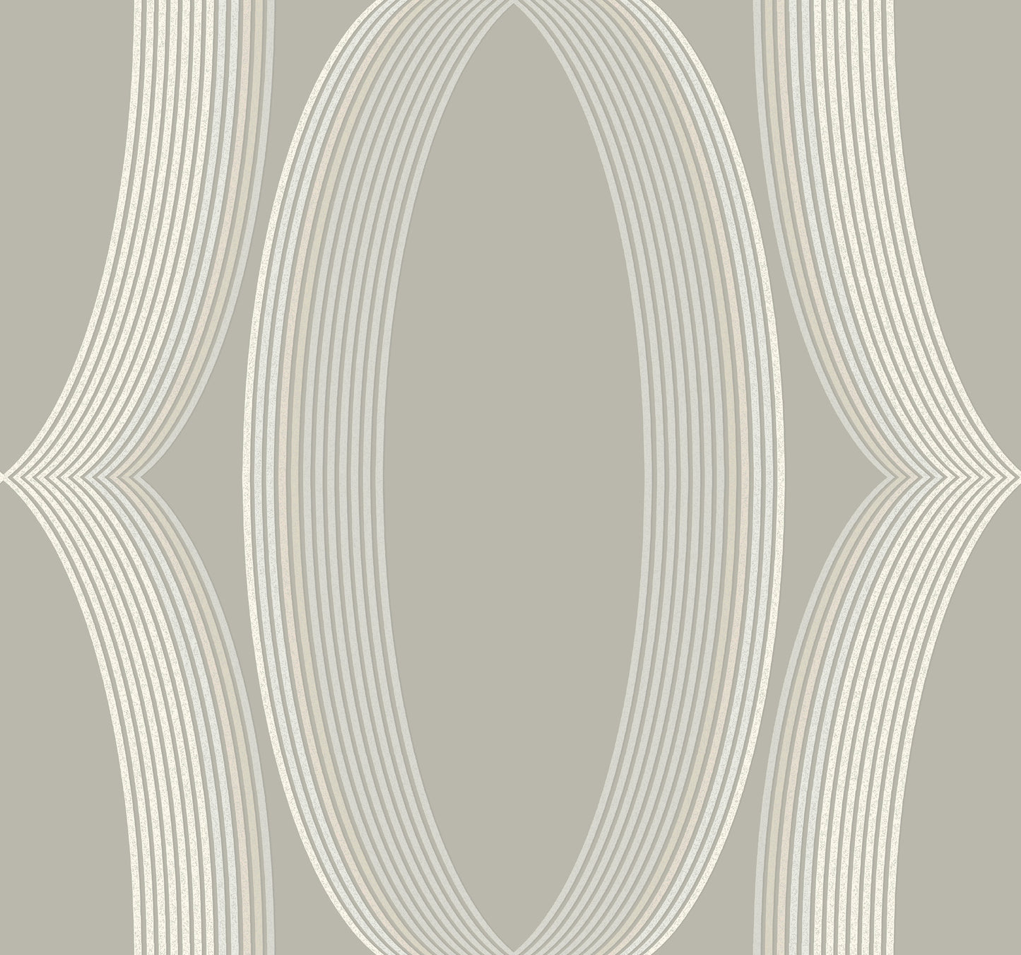 York Wallcoverings Candice Olson Casual Elegance Progression Ogee Light Neutral Wallpaper  Geometrics Greys   - EV3983
