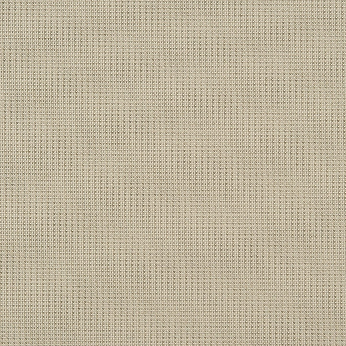 Beige woven fabric texture with tight grid weave, suitable for upholstery or drapery.