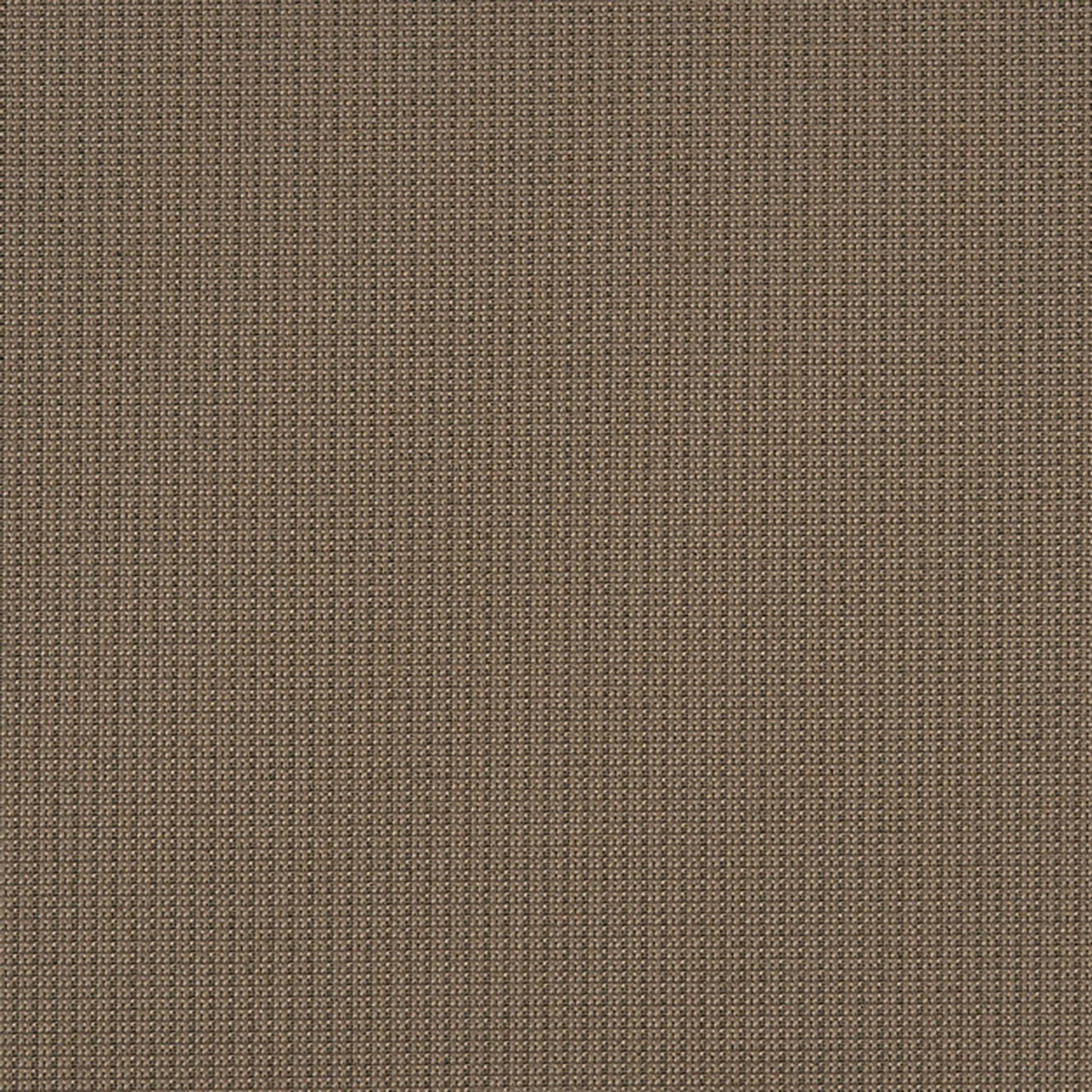 Brown woven upholstery fabric with tight grid texture.