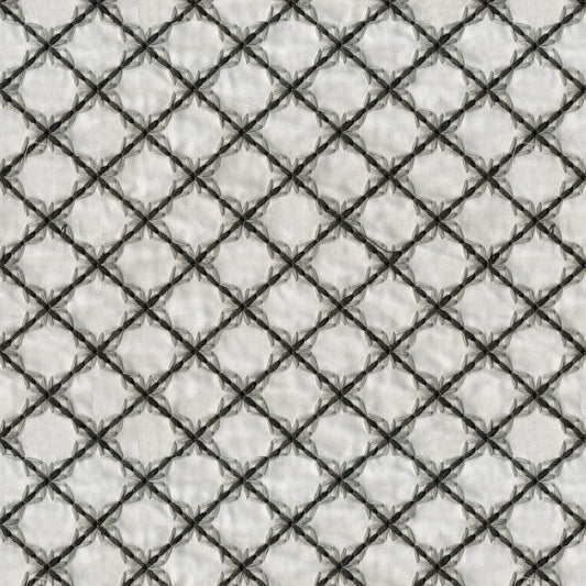 JF Fabrics EVERLASTING 98 Fabric Diamond,Traditional Grey,Black  Embroidery - 8430098 J8591