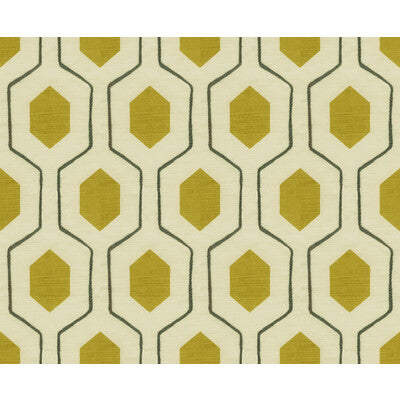 KRAVET BASICS PRINT GEOMETRIC WHITE,GREEN,GREY   - EVERSON.311.0