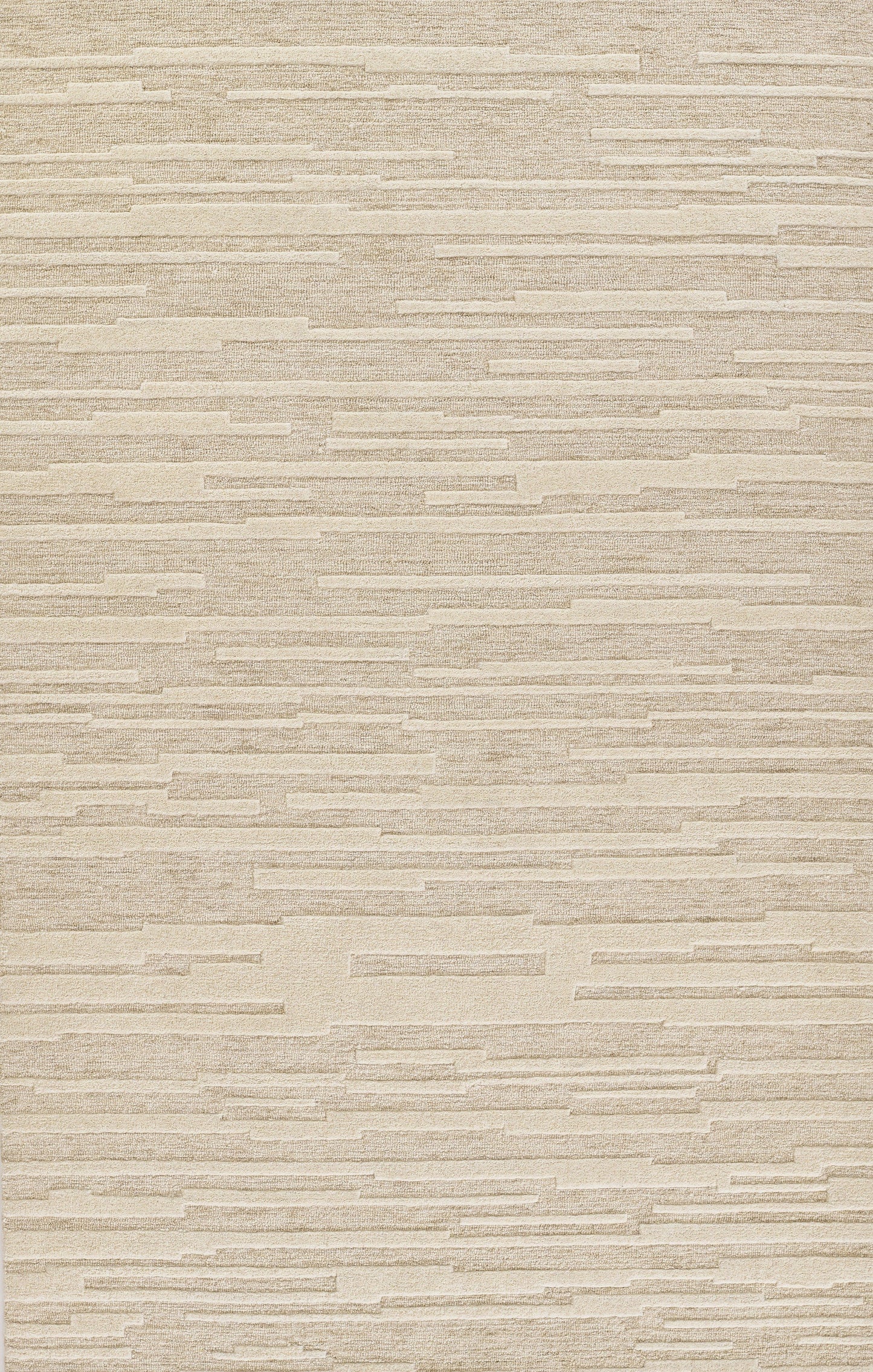 Beige stacked-stone wall veneer with irregular horizontal slabs; light tan, modern interior cladding.