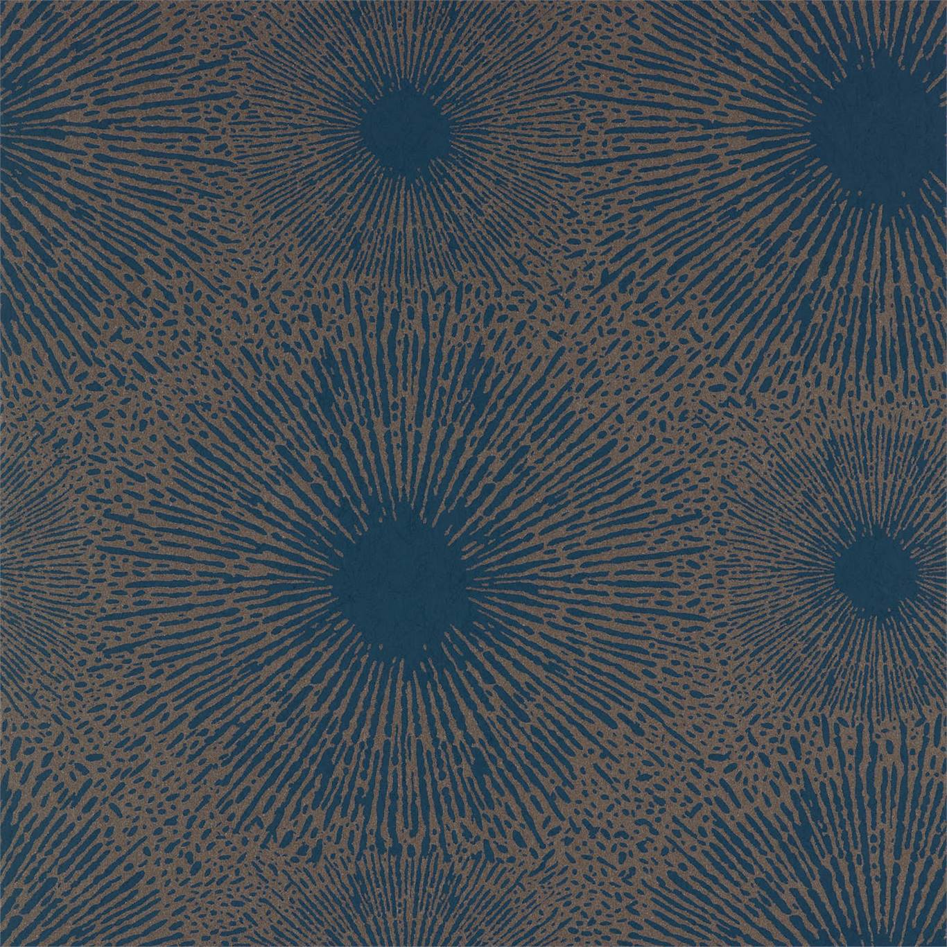 HARLEQUIN Perlite  Wallpaper Beaded , Glitter Lapis , Copper Ore  Rotary Wide Width Printed Wallpaper - EVIW112068