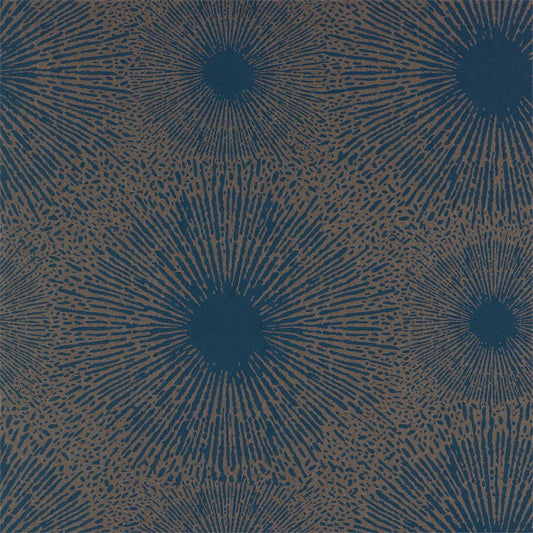 HARLEQUIN Perlite  Wallpaper Beaded , Glitter Lapis , Copper Ore  Rotary Wide Width Printed Wallpaper - EVIW112068