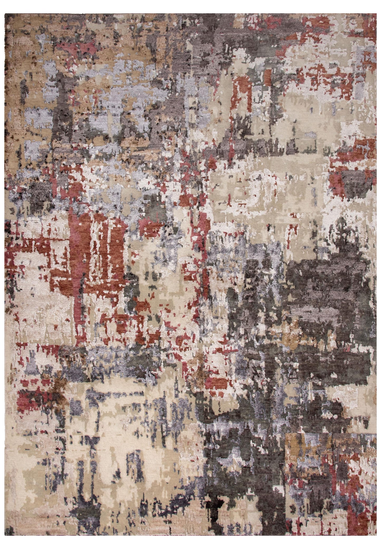 Contemporary rug, 6' x 9'.