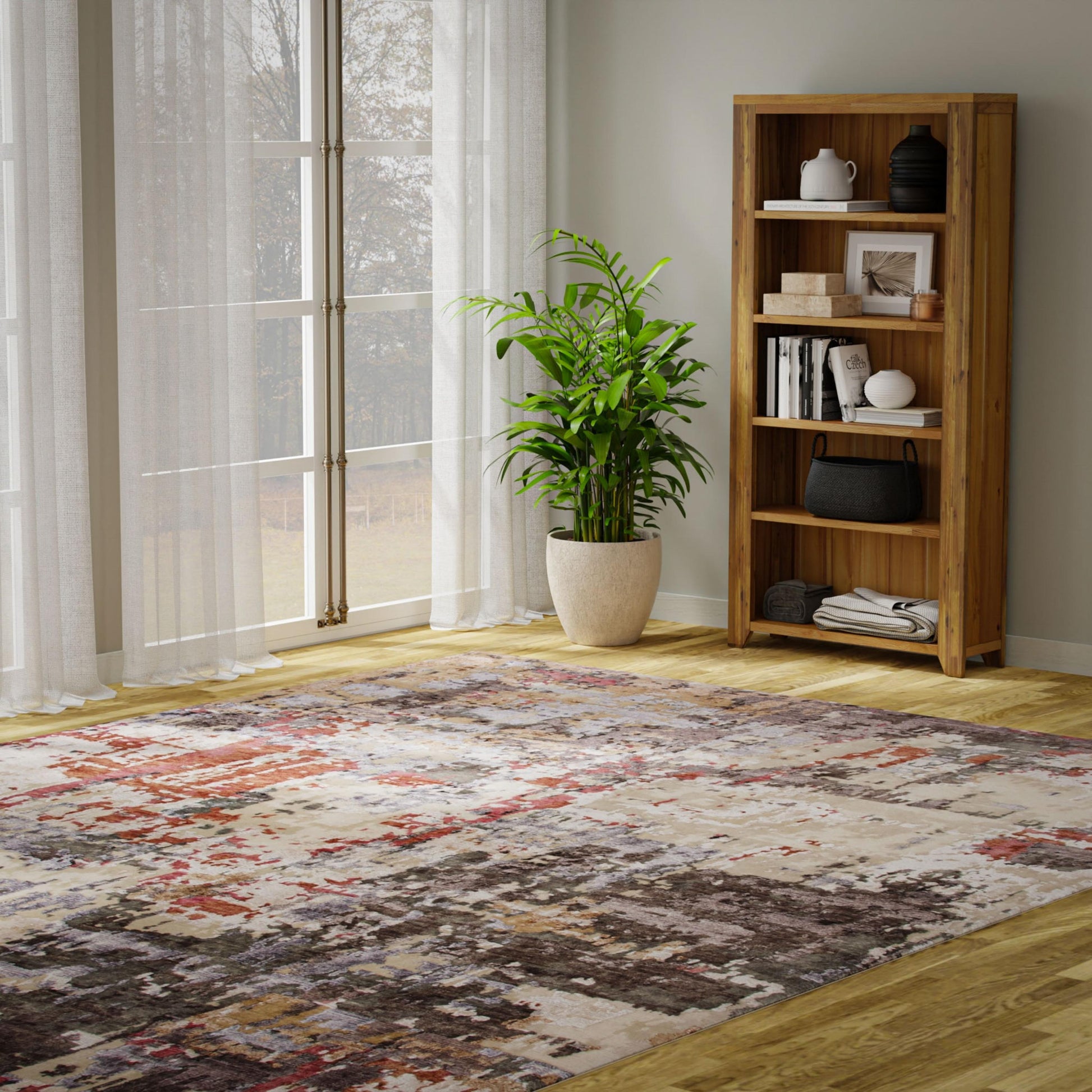 Evolution Contemporary rug, 6' x 9'.