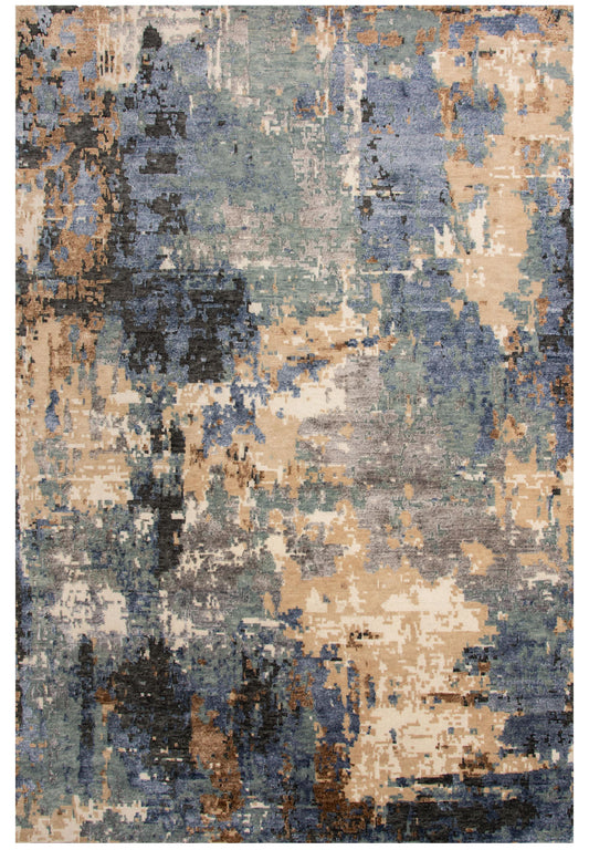 Contemporary rug, 2' x 3'.