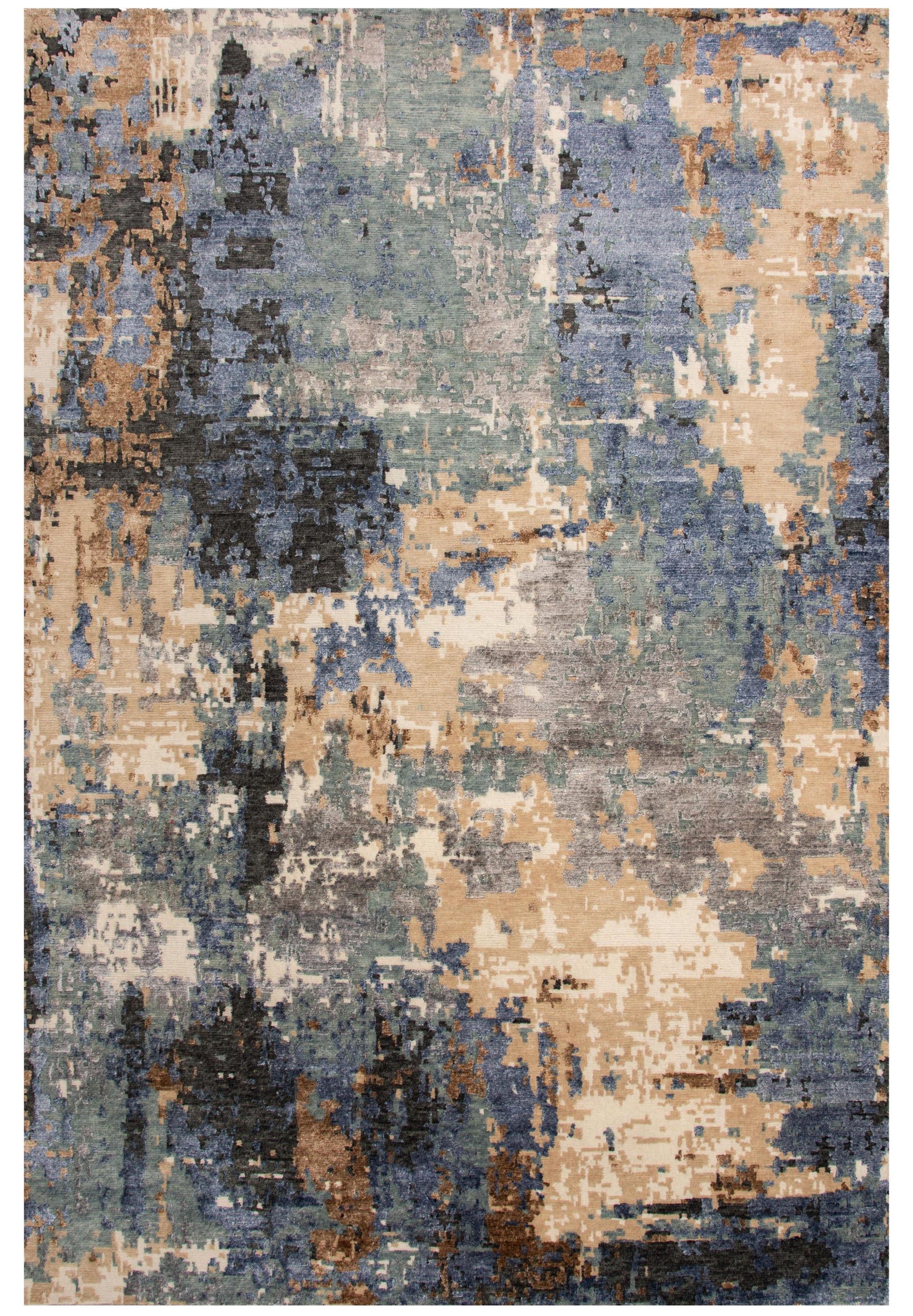 Contemporary rug, 6' x 9'.