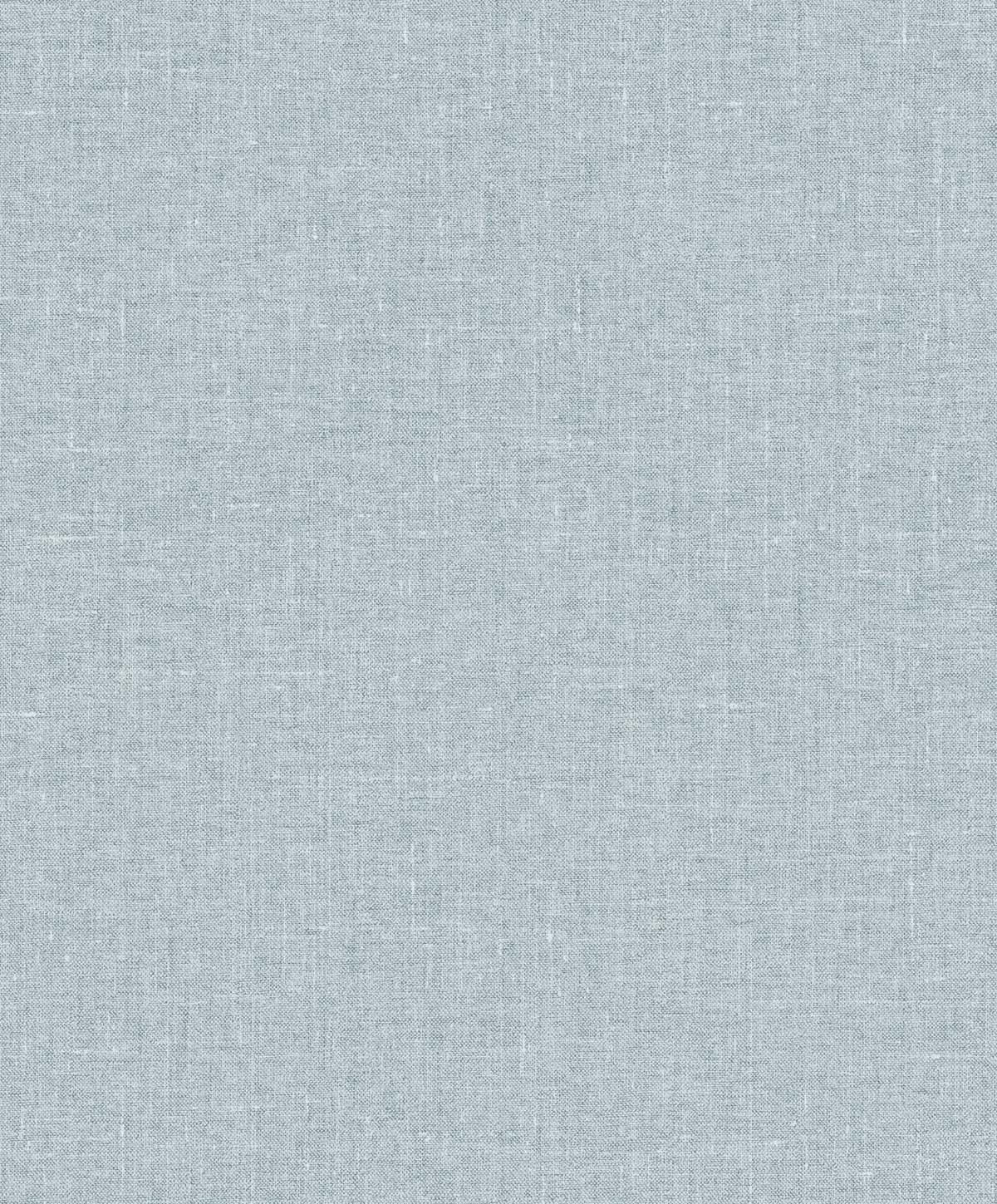 Seabrook Designs White Heron Abington Faux Linen Linen Contemporary Blue Matte Sidewall - EW10102