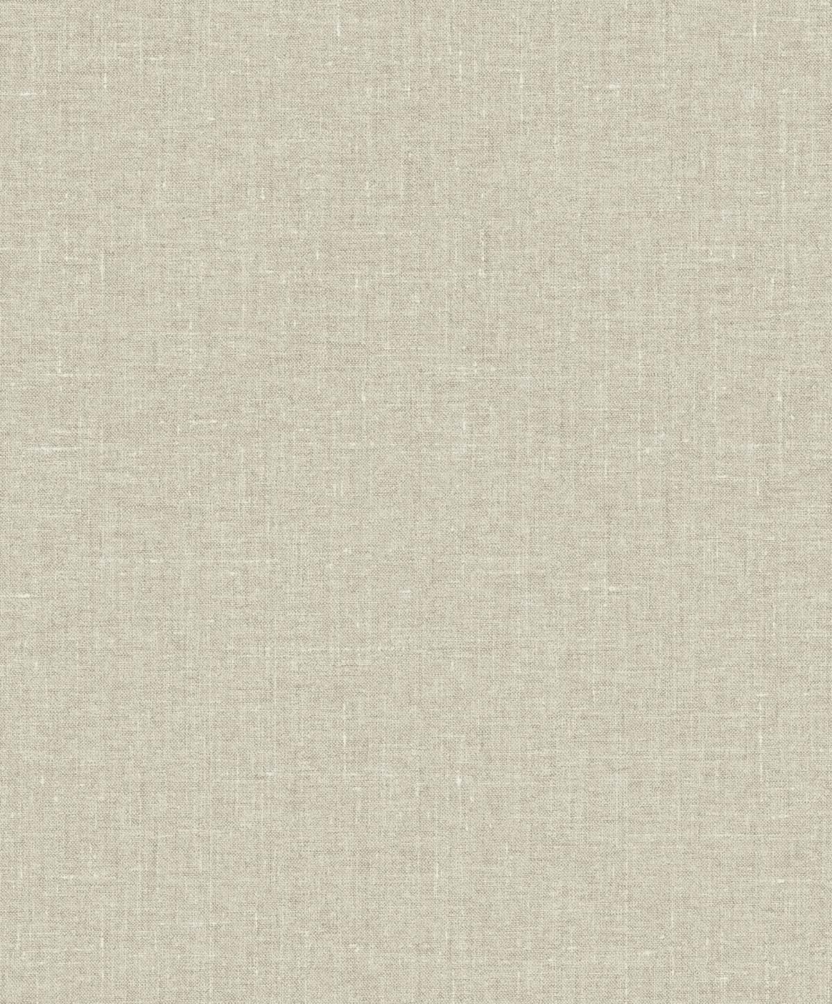 Seabrook Designs White Heron Abington Faux Linen Linen Contemporary Beige Matte Sidewall - EW10105