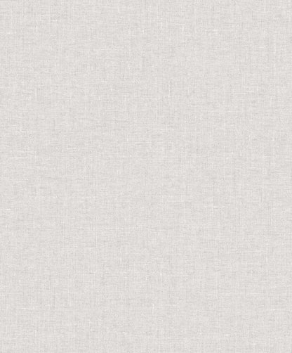 Seabrook Designs White Heron Abington Faux Linen Linen Contemporary Grey Matte  - EW10108