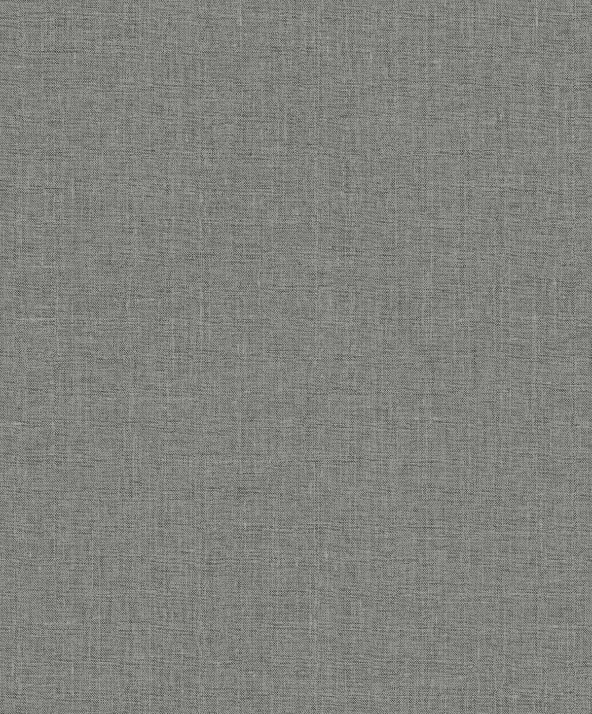 Seabrook Designs White Heron Abington Faux Linen Linen Contemporary Grey Matte Sidewall - EW10110