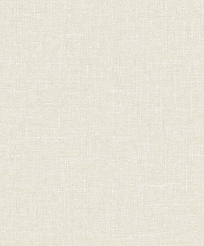 Seabrook Designs White Heron Abington Faux Linen Linen Contemporary Beige Matte  - EW10114