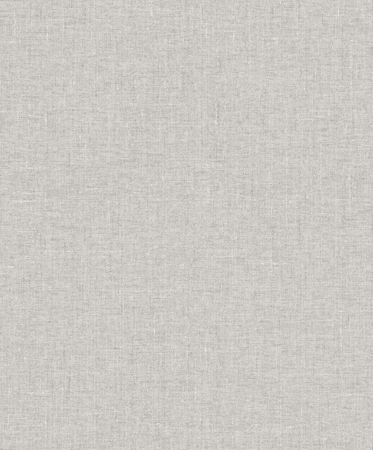 Seabrook Designs White Heron Abington Faux Linen Linen Contemporary Grey Matte Sidewall - EW10118