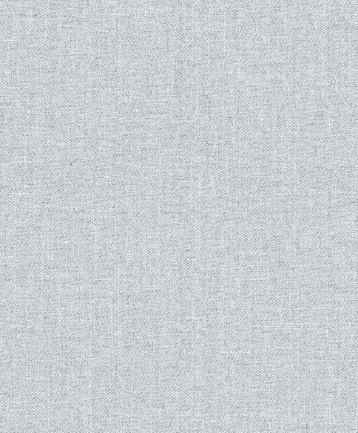 Seabrook Designs White Heron Abington Faux Linen Linen Contemporary Grey Matte Sidewall - EW10128