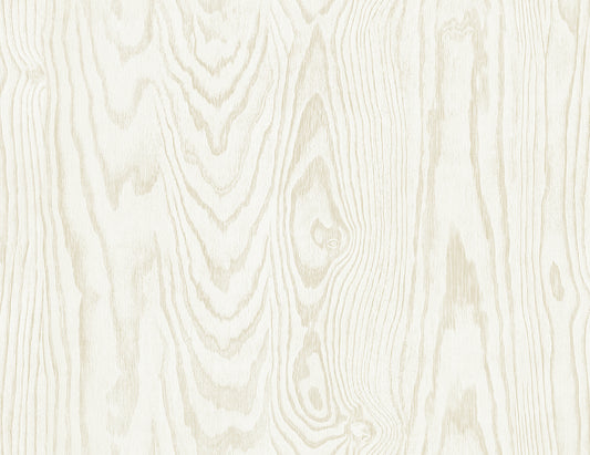 Seabrook Designs White Heron Kyoto Faux Woodgrain Wood Contemporary Beige Satin Sidewall - EW11305