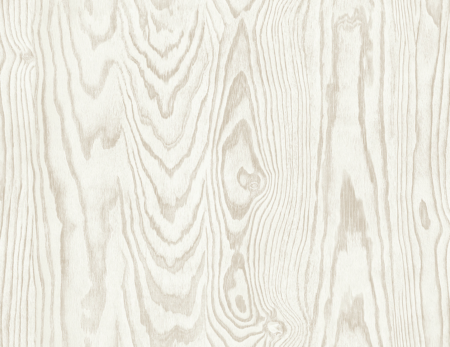 Seabrook Designs White Heron Kyoto Faux Woodgrain Wood Contemporary Off-White Satin Sidewall - EW11307