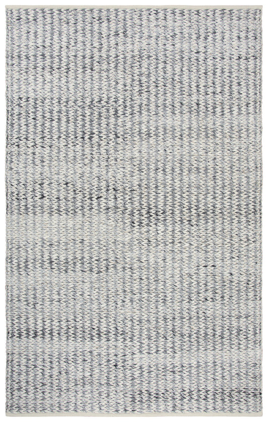 Casual 5' x 8' rug with a woven texture.