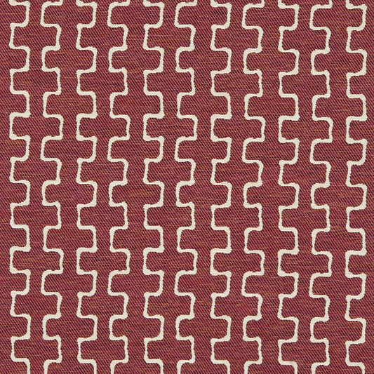 JF Fabrics inside-out EXPEDITION 47 Fabric Transitional,Contemporary,Geometric Burgundy/Red,Orange/Rust  Jacquard,Outdoor,Texture,Twill - 7844247 J8401