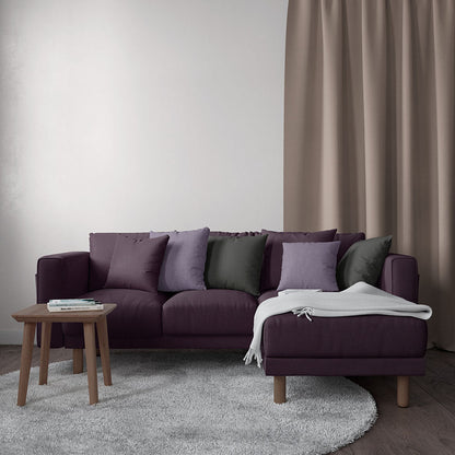 NICHOLASJOHN INC NJ-AUGUSTA Plum Solid   Fabric - NJ25-1220