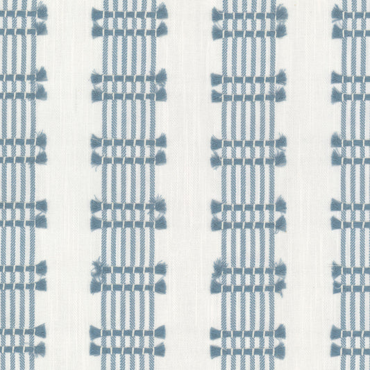 STOUT TEXTILES  MULTIPURPOSE,EMBROIDERIES TRADITIONAL, STRIPE CHAMBRAY   - EYEL-1