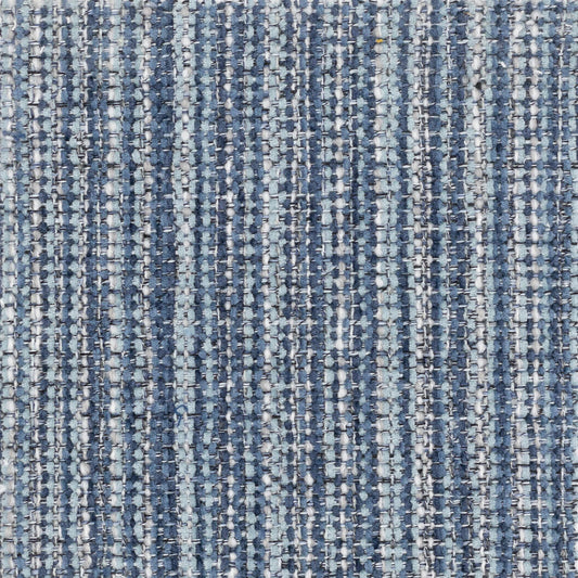 STOUT TEXTILES  UPHOLSTERY,CHENILLE TRADITIONAL, STRIPE HARBOR,LAKE   - EZRA-2