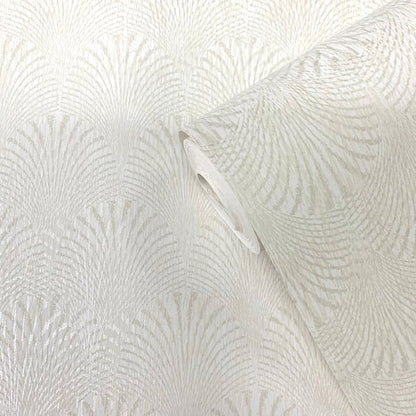 Galerie Wallcoverings Boutique Fan Galerie Wallcoverings  White   - F-AF7001