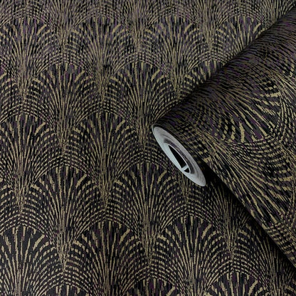 Galerie Wallcoverings Boutique Fan Galerie Wallcoverings  Purple, Lilac   - F-AF7005