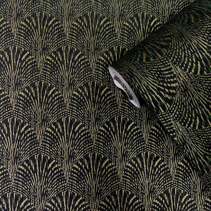 Galerie Wallcoverings Boutique Fan Galerie Wallcoverings  Gold   - F-AF7006