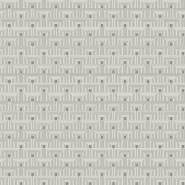 Galerie Wallcoverings Boutique Geo Key Galerie Wallcoverings  Silver Grey   - F-PL3002