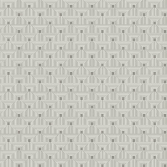 Galerie Wallcoverings Boutique Geo Key Galerie Wallcoverings  Silver Grey   - F-PL3002