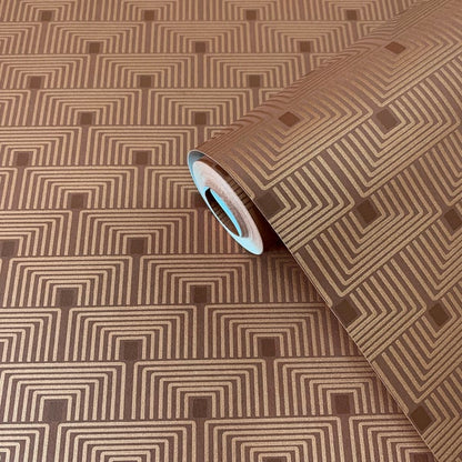 Galerie Wallcoverings Boutique Geo Key Galerie Wallcoverings  Orange   - F-PL3007