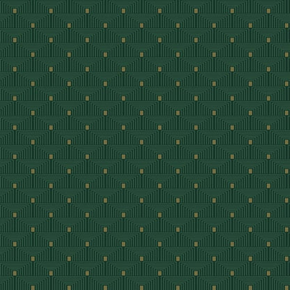 Galerie Wallcoverings Boutique Geo Key Galerie Wallcoverings  Green   - F-PL3008