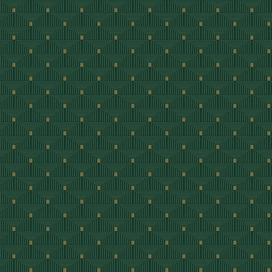 Galerie Wallcoverings Boutique Geo Key Galerie Wallcoverings  Green   - F-PL3008