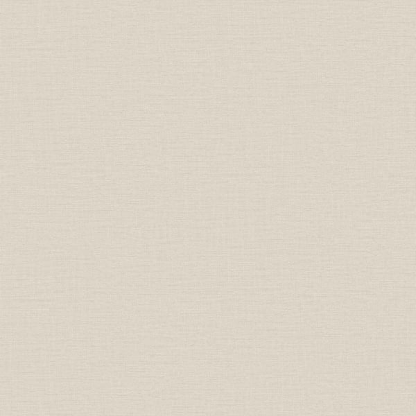 Cream lustre plain wallcovering with a subtle linen-like weave (F-SR8001).