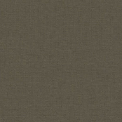 Bronze-brown wallcovering with a subtle woven fabric texture, canvas/linen-style.