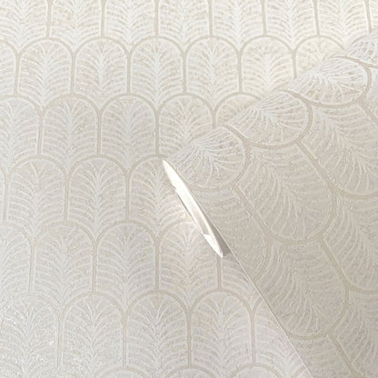 Galerie Wallcoverings Lustre Geo Arch Galerie Wallcoverings  Cream   - F-VL6001